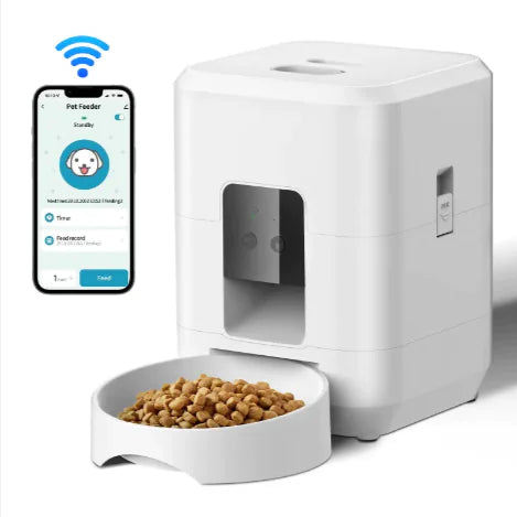 Smart Automatic Pet Feeder – Button or WiFi-Controlled