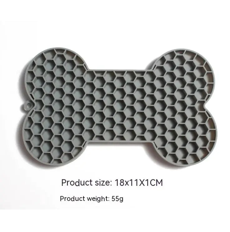 CalmChew™ Bone Lick Mat – Soothe Stress, Slow Down Mealtime