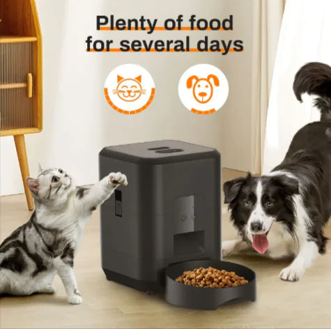 Smart Automatic Pet Feeder – Button or WiFi-Controlled