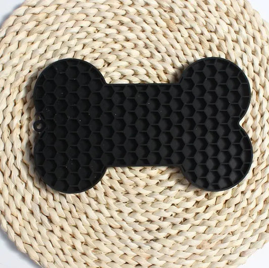 CalmChew™ Bone Lick Mat – Soothe Stress, Slow Down Mealtime